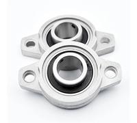 Roulements à semelle en alliage de zinc KFL003, diamètre intérieur 17 mm, avec boîtier, 2/10 pièces(10Pcs)