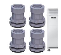 Roulements antivibrants pour machine à laver - Pieds de support de 4 pièces avec poignée sur la bande de roulement du réservoir, base antidérapante pour amortissement du bruit, roulements de