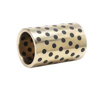 Roulements autolubrifiants sans huile à manchon en cuivre graphite, diamètre intérieur 50 mm, diamètre extérieur 60 mm, hauteur 45 mm.,50x60x45mm