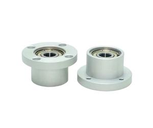 Roulements avec boîtiers, assemblage de siège de roulement à bride à Double blindage avec anneau de boucle, Dia /5/6/8, 1 pièces(Round-MT174,624ZZ-4-20)