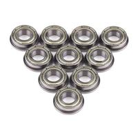 Roulements ¨¤ Billes ¨¤ Bride ¨¤ Double Blindage pour Moteurs 8 Mm X 16 Mm X 5 Mm - Roulements Miniatures en Acier Ensemble avec un Faible Bruit pour l'¨¦quipement et les Projets M¨¦caniques