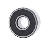 Roulements, Bouclier de joint bimétallique Micro roulement à gorge profonde 1 pièces 5201-2RS 12 * 32 * 15.9mm roulements à billes à Contact oblique à Double rangée axiale,Durabilité améliorée