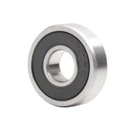 roulements, Bouclier de joint bimétallique Micro roulement à gorge profonde 1 pièces 607RS 7 * 19 6mm ABEC-1 en céramique hybride industrie moteur broche hybrides roulements billes