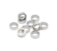 Roulements compatibles avec les bobines 10P 7x11x3 mm SMR117ZZ ABEC-9 en acier inoxydable, poignées de moulinet DAIWA, SHIMANO et Abu Garcia(10Pc SMR63 3X6X2Open)