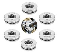 Roulements de Butée à Billes 6 Pcs 51204 Palier de Butée en Acier de Haute Précision Roulement à Billes Axial Simple À Faible Bruit Roulements à Billes Avion pour Accessoires Industriels, 20x40x14mm