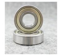 Roulements de machine muets de précision à roulement à grande vitesse | Z 6200 6201 6202 6203 6204 6205 boule à gorge profonde joint en acier chromé anti-poussière(6204 ZZ 2pcs)