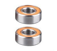 Roulements de moulinet de pêche en céramique à faible friction 13 x 7 x 4 | Conçu avec précision, construction longue durée de vie, lubrification minimale nécessaire, lot de 2