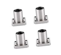 Roulements de mouvement LMK12LUU avec bride, pour mise à niveau d ' imprimante 3D, fermeté et puissance accrues, Type de bride, roulement droit, 4 pièces
