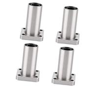 Roulements de mouvement LMK12LUU avec bride, pour mise à niveau d ' imprimante 3D, fermeté et puissance accrues, Type de bride, roulement droit, 4 pièces