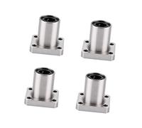 Roulements de mouvement LMK12LUU avec bride, pour mise à niveau d ' imprimante 3D, fermeté et puissance accrues, Type de bride, roulement droit, 4 pièces