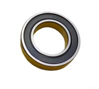 Roulements de moyeu de vélo 16287-2RS - 16 x 28 x 7 mm - Double joint - Faible friction - Moyeu arrière de rechange argenté - Compatible avec la plupart des vélos de route et fixes à vitesse unique