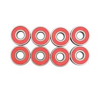 Roulements de skateboard 8 pièces de 8 mm en acier carbone scellé pour l ' entretien de la planche, le rafraîchissement des roues et l ' entretien quotidien de la conduite