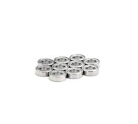 Roulements étanches, Roulements en acier inoxydable, 10 pièces/2 pièces, 682 683 684 685 686 687 688 689, roulement à grande vitesse S682 S683 S684 S685 S686 S687 S688 S689ZZ(1pcs,S688ZZ 8x16x5mm)