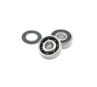 Roulements hybrides en céramique 609 9 x 24 x 7 mm ABEC-7, 2 pièces, boîtiers de pédalier et pièces de rechange for vélo, roulements à billes 609RS Si3N4