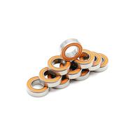Roulements hybrides en céramique et acier inoxydable S689 2RS 9 x 17 x 5 mm, 2 pièces, for moulinets à billes 689(2PS625RSCB-Orange)