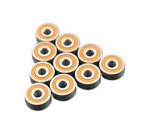 Roulements hybrides en céramique inoxydable 3 x 10 x 4 mm et 5 x 11 x 4 mm, 2 pièces(SMR104 4X10X4mm)