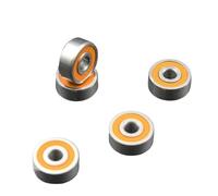 Roulements hybrides haute vitesse en céramique S623, acier inoxydable 623 2RS, 3 x 10 x 4 mm, for moulinets de pêche à tambour fixe, alésage intérieur 3 mm, roulements à billes miniatures(2Pcs)