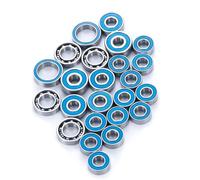 Roulements Jouets RC Pour Axial Pour Capra Pour Currie F9 Kit 24 Roulements Billes Essieux Avant Arrière Bleus Pièces Rechange Accessoires Réparation