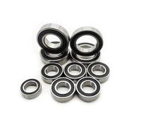 Roulements Jouets RC Pour Axial SCX6 Trail Honcho 4WD 1/6 Kit 10 Roulements D'essieu Avant AR90 Étanches Caoutchouc Noir Pré Graissés Voiture RC Crawler