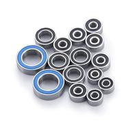 Roulements Jouets RC Pour Kyosho Pour Mini-Z Pour AWD MA020 1/28 15 Roulements Billes Moyeu Roue Acier Chromé Métriques Étanches Caoutchouc Voiture RC Crawler