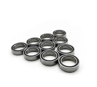 Roulements Jouets RC Pour Traxxas Pour Arrma Pour Axial Pour Losi Pour Redcat Lot 10 Roulements Billes Gorge Profonde Acier Avec Joint Caoutchouc Noir Pièces Rechange Voitures RC