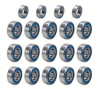 Roulements Jouets RC Pour Traxxas Pour Rustler Pour Bandit Pour Slash 2WD 1/10 Kit Réparation D'amélioration Complet 19 Pièces Comprenant Des Roulements Véhicules Miniatures