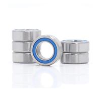 Roulements, Kits de réparation MR116RS 6 pièces roulements bleu scellé 6x11x4mm ABEC-3 MR116 2RS arbre roulement à billes pièces for passe-temps RC voiture camion