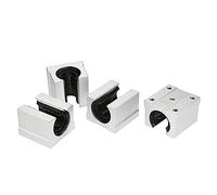 Roulements linéaires 4 pièces, type SBR12UU, SBR16UU, SBR20UU, longueur 12/16/20 mm, principalement utilisés for les pièces CNC, les pièces d'imprimante 3D, les machines-outils de précision ( Size : S