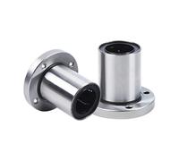 Roulements linéaires à bride ronde MSM, 2 pièces, LMF6UU LMF8SUU LMF8UU LMF10UU LMF12UU LMF16UU LMF20UU LMF25UU LMF30UU LMF35UU (mm)(Lmf8uu 8mm)