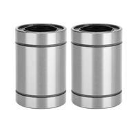 Roulements linéaires LM25UU LM20UU LM16UU, 2 pièces | Acier à roulements de haute précision pour l'automatisation industrielle/machines CNC/robotique | Conception à double (LM20UU)