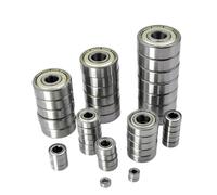 Roulements miniatures, alésages 2/3/4/5/6/7/8/9/10 mm, 3 x 7 x 3 mm, 5 x 10 x 4 mm, 5 x 11 x 4 mm, 8 x 22 x 7 mm, 10 x 15 x 4 mm, 10 pièces(5x11x5mm)