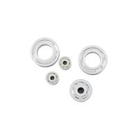 Roulements miniatures entièrement en céramique ZrO2 - Gamme multi-tailles de 3x10x4 à 9x26x8 mm avec cages en PTFE(10Pcs,3x7x2mm)