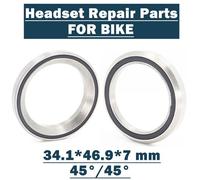 Roulements Pour Casque De Vélo, Mh-P22 X 34.1x7mm, 46.9 Degrés (2 Pièces), Acb, Contact Angulaire, K468, Acb468, 45/45