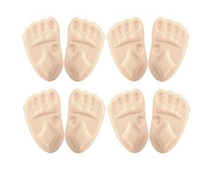 Roulements pour Métatarsien | Coussinets antidérapants en mousse,4 paires pour chaussures larges,Pour Mariée Voyage en plein air Marches Rendez-vous Mariage