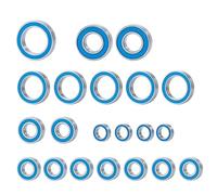 Roulements RC Compatible Avec Slash 4x4 Pour Rustler Pour Stampede Pour Telluride 1/10 RC Crawler Car 21 Pièces Kit De Roulements À Billes De Moyeu Roue Métrique En Caoutchouc Scellé