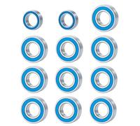 Roulements RC Compatible Avec Tamiya Pour Blackfoot Pour Monster Pour Beetle Pour Mud Pour Blaster Pour Fast Pour Attack RC Voiture Sur Chenilles Kit De Roulement À Billes 12 Pièces