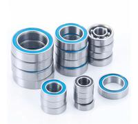 Roulements RC Compatible Avec Team Pour Mini Pour 8ight Pour Buggy 8T Pour Truggy 1/14 RC Voiture Sur Chenilles 20 Pièces Kit De Roulement À Billes En Caoutchouc Scellé