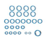 Roulements RC pour Arrma 1/10 Big pour Rock 3S 26PCS Kit De Roulements À Billes Scellés en Caoutchouc Pièces De Mise À Niveau De Voiture RC Accessoires Pièces De Rechange