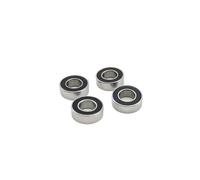 Roulements RC pour Tous Les Modes De Voiture RC Roulement en Caoutchouc Noir 688ZZ Billes Scellées en Métal Rainure Profonde Radiale 8x16x5mm Pièces De Rechange(4 pcs)