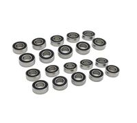 Roulements RC pour Tous Les Modes De Voiture RC Roulement en Caoutchouc Noir 688ZZ Billes Scellées en Métal Rainure Profonde Radiale 8x16x5mm Pièces De Rechange(20pcs)