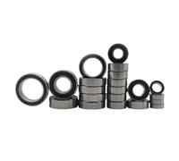 Roulements RC pour Traxxas 1/10 pour Rustler 4X4 Ultimate 67097-4 RC Car Kit De Roulements À Billes 21 Pièces en Acier Pré-graissé Et Caoutchouc Noir Scellé Pièces De Rechange