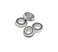 Roulements rigides à billes 4 pièces F6202 F6202RS portant F6202-2RS 15x35x11mm ABEC-7 roulements à billes à bride F6202-RS roulement de roue de chariot de jardin