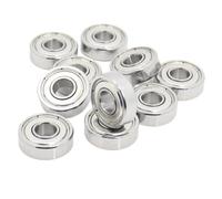 Roulements rigides à billes Lot de 10 roulements à billes miniatures ABEC-5 MR1660ZZ 6 x 16 x 5 mm MR1660 R1660 Z ZZ