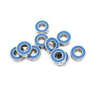 Roulements rigides à billes Lot de 10 roulements à billes miniatures MR115RS ABEC3, 5 x 11 x 4 mm, scellés bleus, MR115 2RS L1150D(MR106-2RS 6x10x3mm)