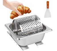 Roulette à beurre, distributeur de beurre en acier inoxydable, durable, outil de rouleau à beurre, centrifugeuse à beurre, distributeur de beurre pour pain, pain grillé, peut contenir 1000 ml