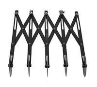 Roulette à Pâte en Acier Inoxydable, coupeur de pâtisserie coupeur multi de rouleau de pâtisserie de roue extensible de coupeur de pizza, roulette à pâtisserie latérale Diviseur De PâTe(5 rounds)