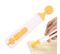 Roulette à pâtisserie 4 en 1 - Outil de coupe pour raviolis - Pour pâtes, biscuits, nouilles