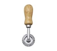 Roulette À Pâtisserie Cutter,Roue à ourler avec manche en bois | Coupe-Pâte De 3,8 Cm De Diamètre,Pour Cuisine Maison, Pâte, Cookie, Pizza, Croûte, Nouilles