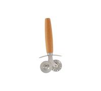 Roulette à pâtisserie double coupe pâte Fackelmann Sybarys - Inox/Bois - Ref. 40917