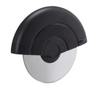 relaxdays Roulette à Pizza, Premium, Acier Inoxydable, Restauration, Couteau, Rond, Roue, Lavable Lave-Vaisselle, Noir